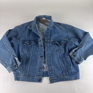 Vintage Levi's 70507-0214 Denim Trucker Jacket Women's  Large Made‎ In USA